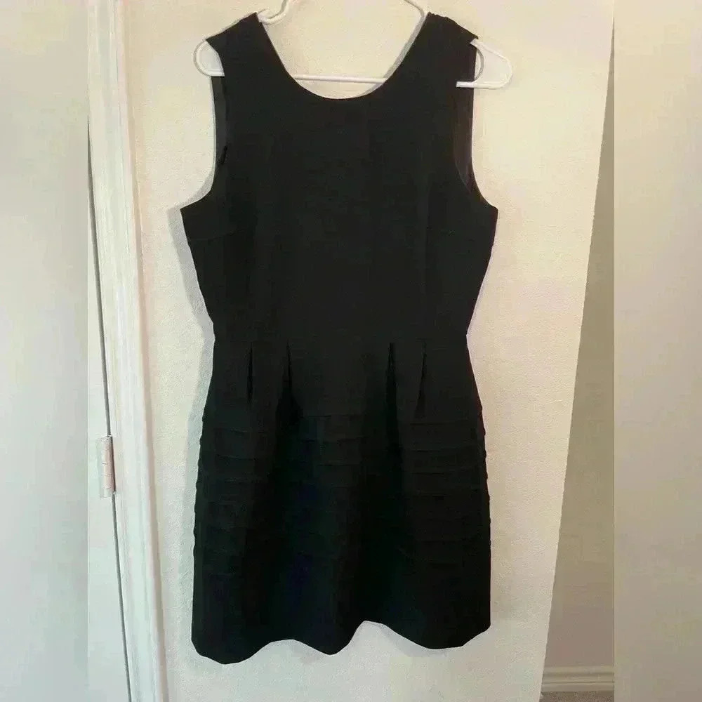 Madewell Black Sleeveless Fit to Flare Mini Dress NWT Womens Size 8